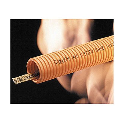 Thomas  Betts Carlon® Resi-Gard® DJ4X1-100S Corrugated Standard Wall Split Flexible Raceway Conduit, 2 in Trade, 2 in ID x 2.38 in OD, 100 ft L, PVC